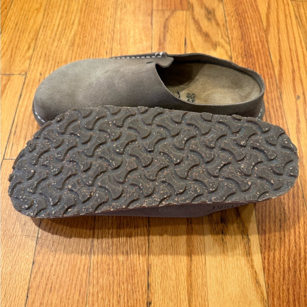 Birkenstock Zermatt Premium Suede Leather Gray Taupe EU Size 39 US Size 8-8.5 - Picture 7 of 7